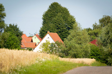Häuser im Dorf
