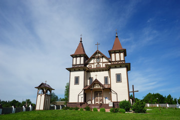 Fototapeta na wymiar Yuryevsky church (Polonechka, Belarus)