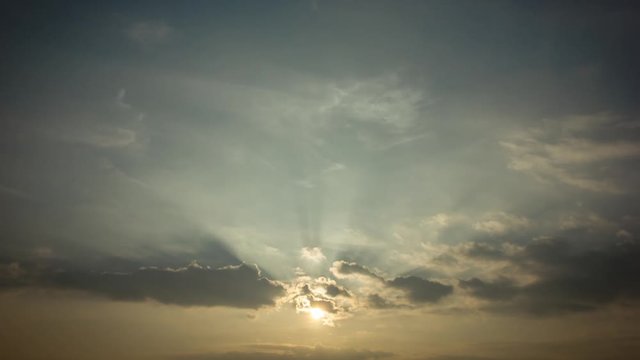 Timelapse couch&eacute; de soleil