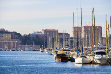 Harbor boat sea france