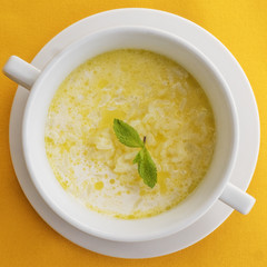 Rice porridge with milk