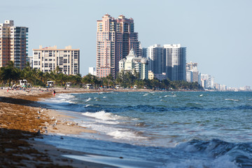 Fototapeta premium Florida, Ft. Lauderdale, USA, beaches, sun, life