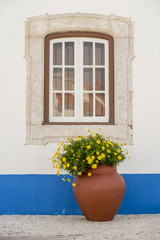 Fototapeta na wymiar Colored houses of Ericeira