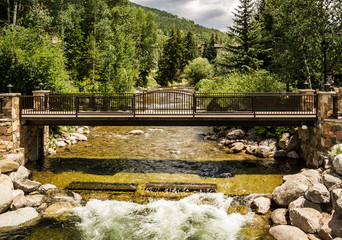 Gore Creek Bridge in Vail Colorado