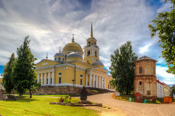 Fototapeta na wymiar Monastery Nilo-Stolobenskaya Pustyn