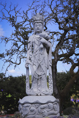 Fototapeta premium Stone statue of buddha