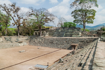 East Court at the archaeological site Copan, Honduras
