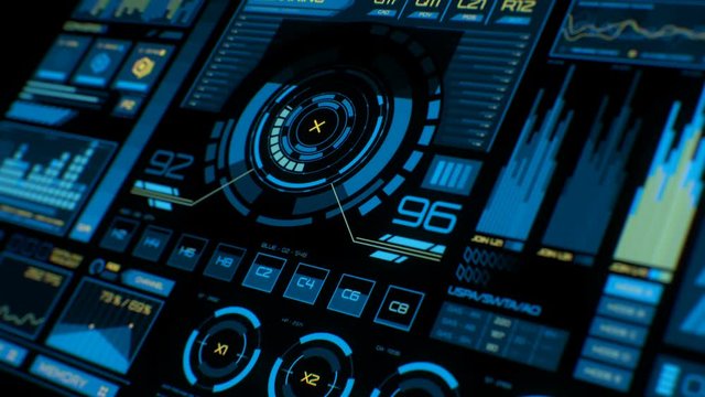 Futuristic interface | HUD