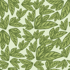 Green leaves for background