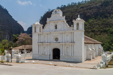Church in La Campa village, Honduras