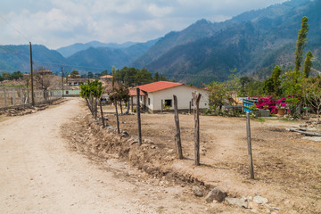 Joalaca village in Lempira department, Honduras