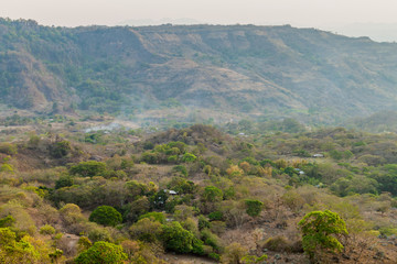 Fototapeta na wymiar Landscape of Protected Area Miraflor, Nicaragua
