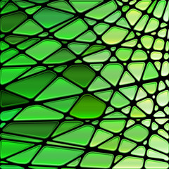 Naklejka premium abstract vector stained-glass mosaic background