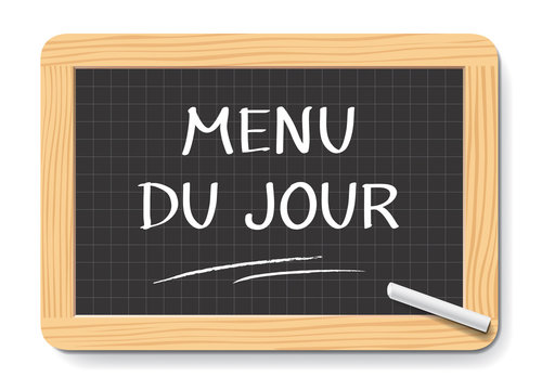 Plats Du Jour Special Menu of the Day Stock Photo - Image of diner