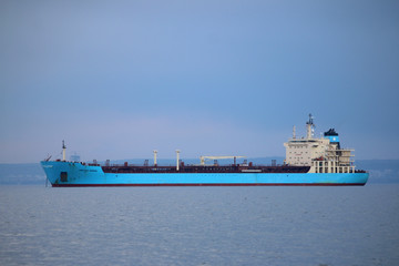 Vessel at sea -  bulk carrier, tanker ship