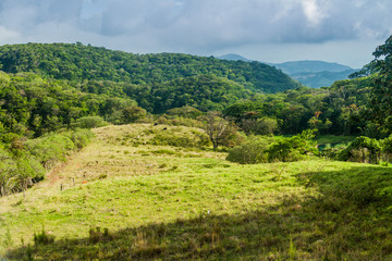 Fototapeta na wymiar Countryside around Santa Elena village, Costa Rica