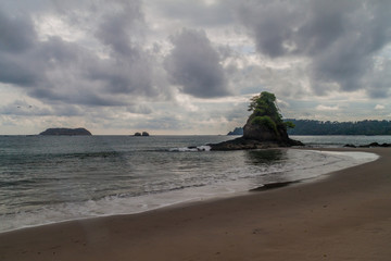 Beach in National Park Manuel Antonio, Costa Rica