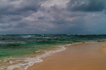 Beach at Isla Zapatilla island, part of Bocas del Toro archipelago, Panama