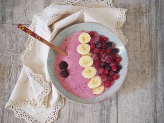 batido helado de frutas natural