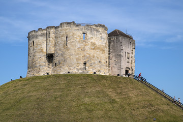 Fototapeta na wymiar Cliffords Tower in York