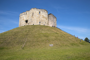 Fototapeta na wymiar Cliffords Tower in York