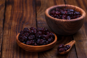 dried cranberries in a bowl