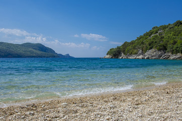 Summer scene - Agios Giannakis beach  - Parga, Greece
