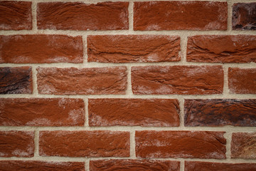 red brick wall