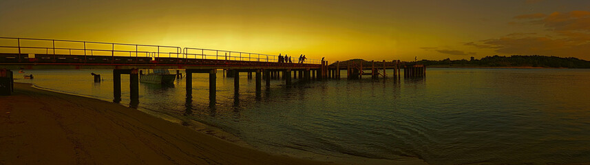 Seisia Jetty Cape York sunset a