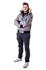 Fototapeta premium Winter handsome boy
