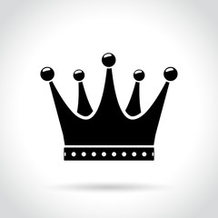 crown icon on white background