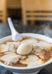Kitakata Ramen , Japanese Kitakata ramen is known as one of Japan’s three major ramen noodle