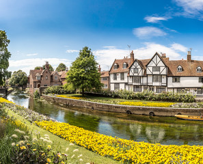 Canterbury view in summer, Kent