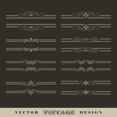 Vintage Calligraphic Border