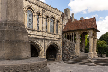 Canterbury view in summer, Kent