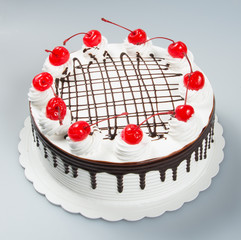 cake or chocolate cake on a background.