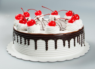cake or chocolate cake on a background.