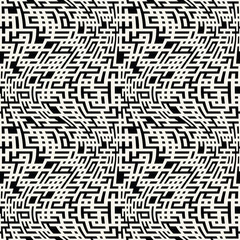 geometric lines maze seamless abstract pattern