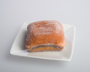 donut or sugar donut on a background.