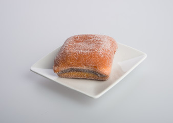 donut or sugar donut on a background.