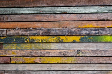 Colorful vintage wood abstract background