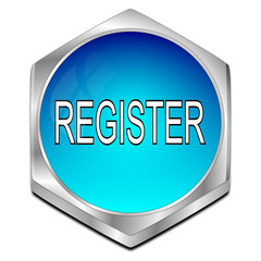 Register Button - 3D illustration