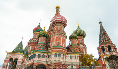 St. Basils cathedral on Red Square in Moscow