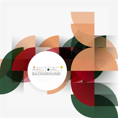 Obraz premium Modern geometrical abstract background circles