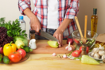 Woman cook at the kitchen