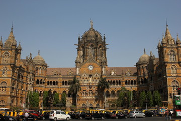 Chhatrapati Shivaji Maharaj Bahnhof, Mumbai, Indien