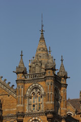 Fototapeta na wymiar Chhatrapati Shivaji Maharaj Bahnhof, Mumbai, Indien