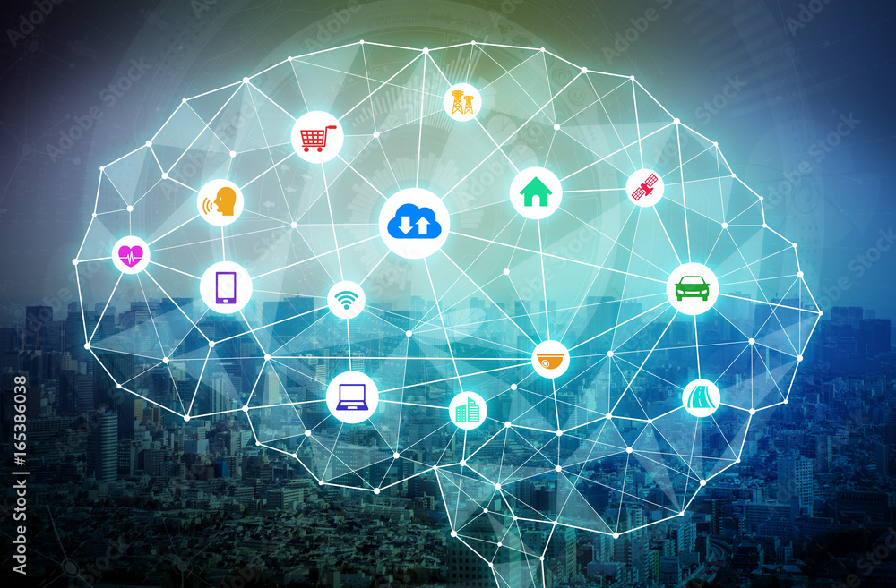 Poster ai(artificial intelligence) concept.