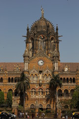 Fototapeta na wymiar Chhatrapati Shivaji Maharaj Bahnhof, Mumbai, Indien