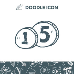 doodle money coin